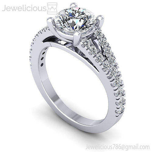 Jewelicious-2258-Ring round diamond engagement ring gold