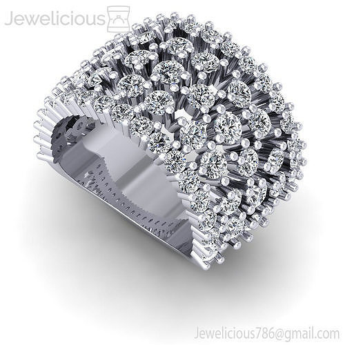 Jewelicious-2238-Ring rose gold ring with diamonds