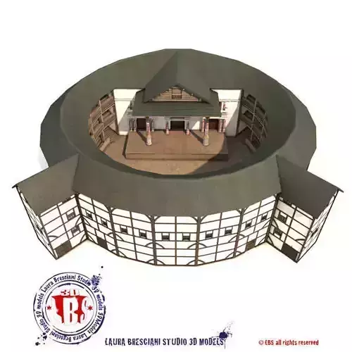 Globe Theatre 3D model