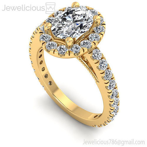 Jewelicious-2147-Ring oval diamond halo engagement ring in rose gold