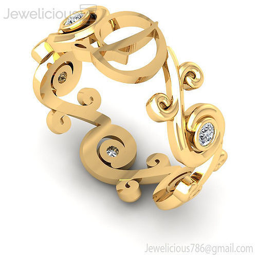 Jewelicious-2137-Ring elegant gold ring with diamonds