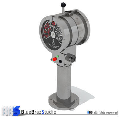 Engine order telegraph 3D model_3