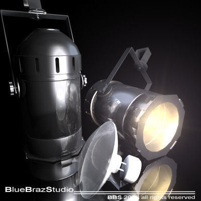 Stage light Par 3D model_1