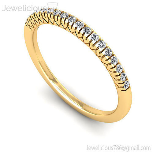 Jewelicious-2116-Ring rose gold wedding band with diamonds