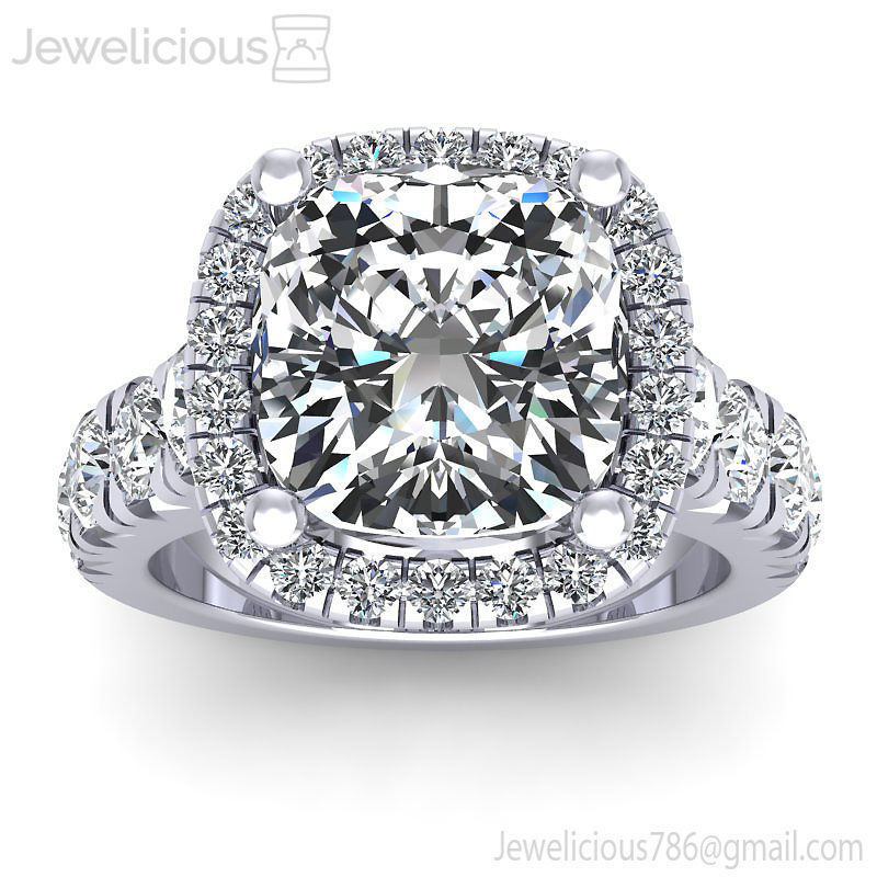 Jewelicious-2074-Ring halo diamond engagement ring 3D print model_4