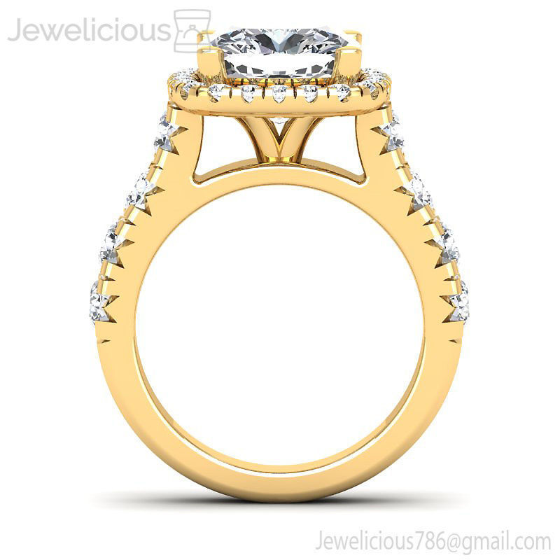 Jewelicious-2074-Ring halo diamond engagement ring 3D print model_9