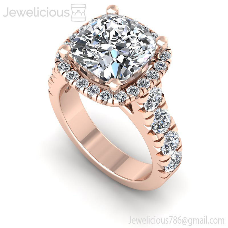 Jewelicious-2074-Ring halo diamond engagement ring 3D print model_2