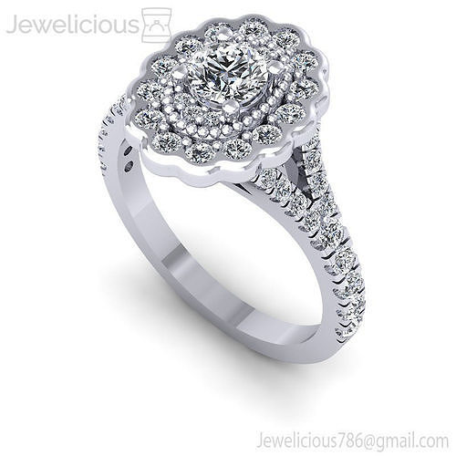 Jewelicious-2066-Ring oval diamond halo engagement ring in rose gold