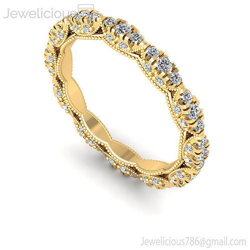 Jewelicious-2049-Ring round diamond wedding band gold