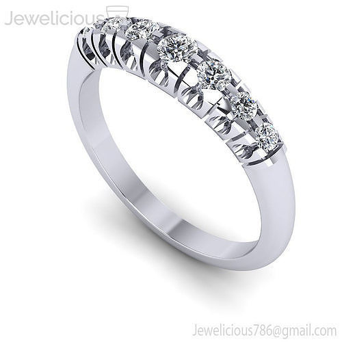 Jewelicious-2046-Ring rose gold wedding band with diamonds