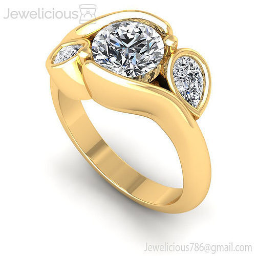 Jewelicious-2031-Ring diamond engagement ring gold