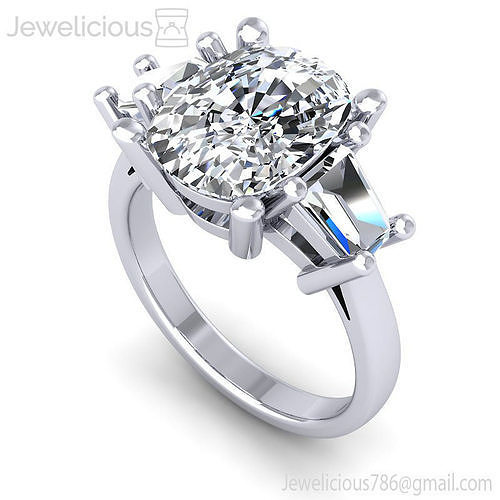 Jewelicious-2030-Ring diamond engagement ring with three stones