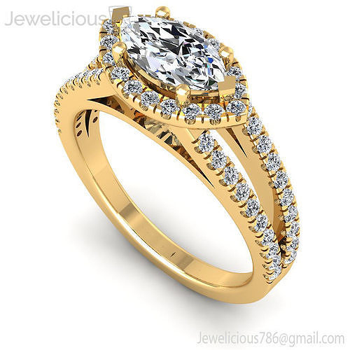 Jewelicious-2028-Ring marquise cut diamond halo engagement ring