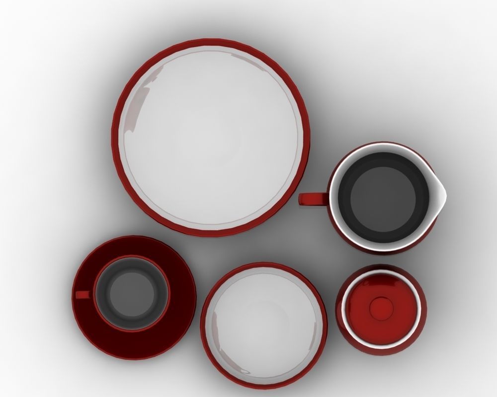 Tea Set 006 3D model_17