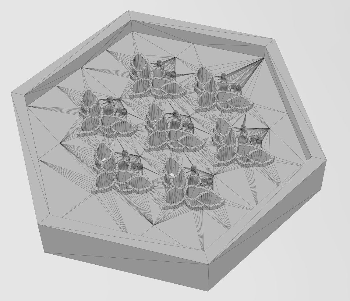 Beehive panel for 3dprinting and cnc  3D print model_11