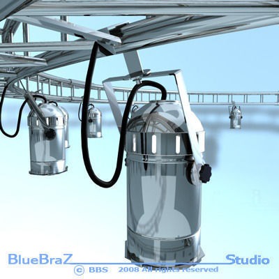 Truss with par 3D model_2