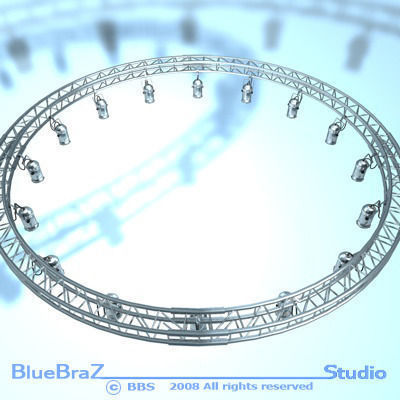 Truss with par 3D model
