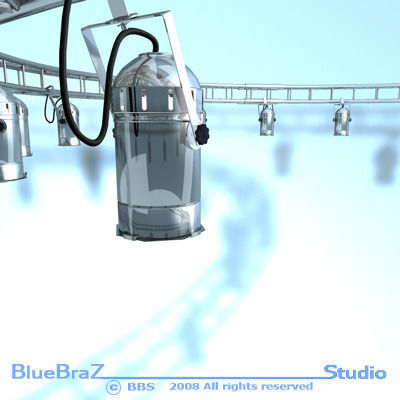 Truss with par 3D model_1