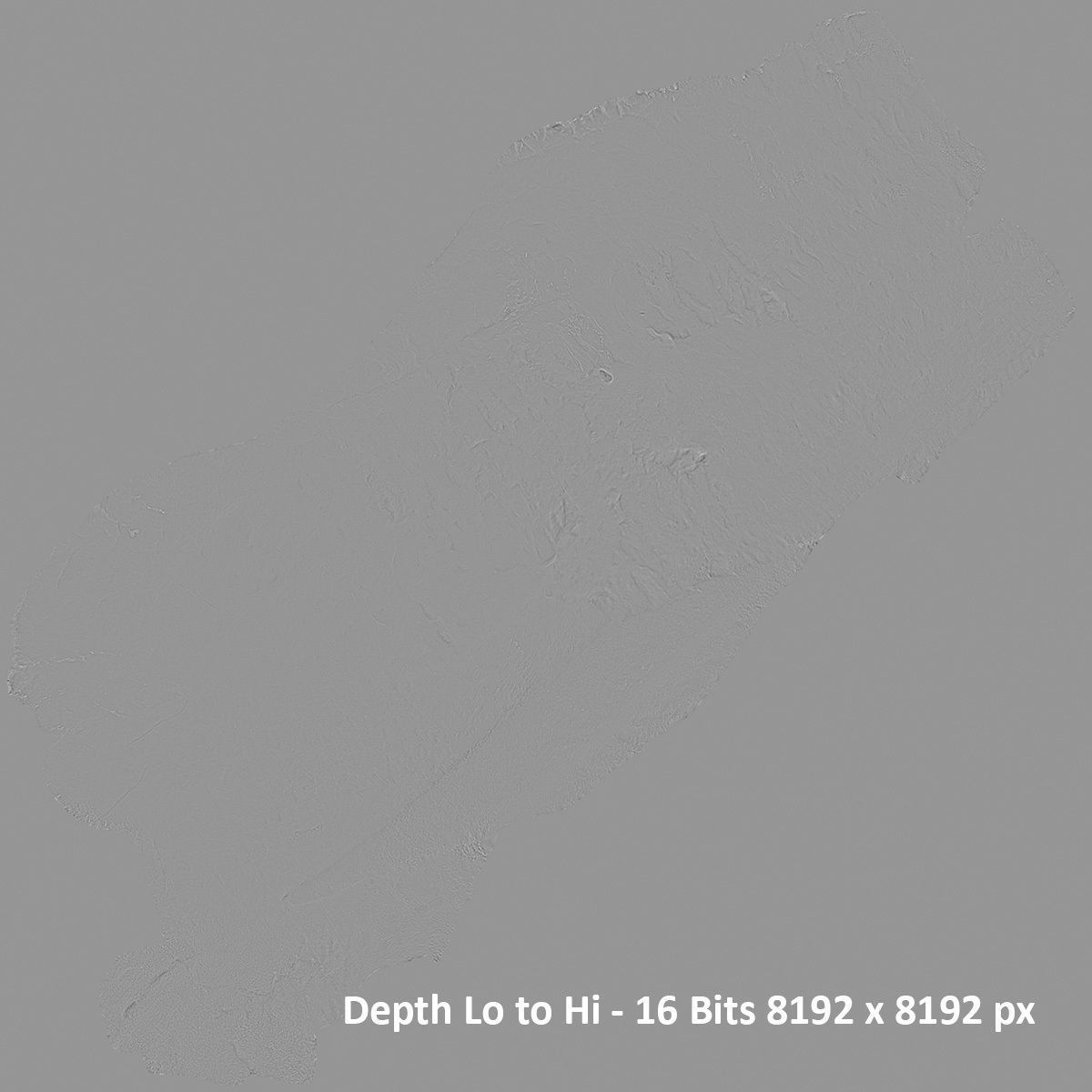 Big Cliff - 55 m - limestone 3D Low-poly 3D model_13
