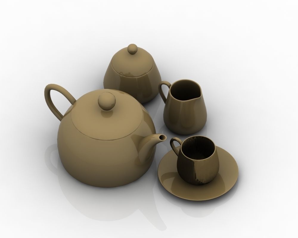 Tea Set 008 3D model_13