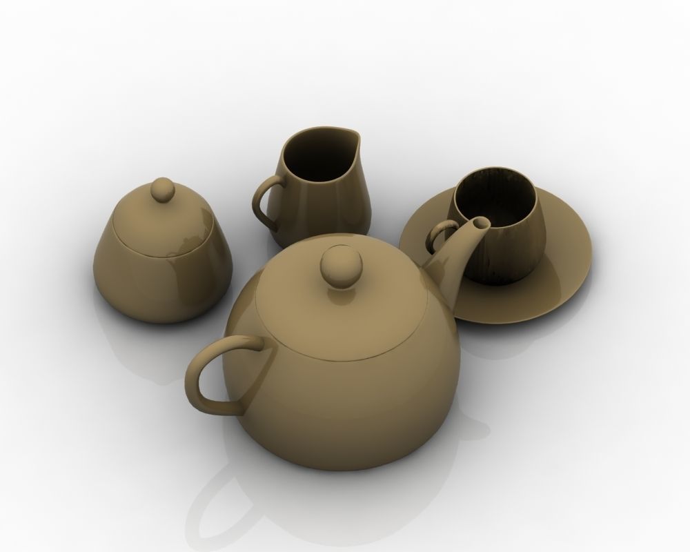 Tea Set 008 3D model_15