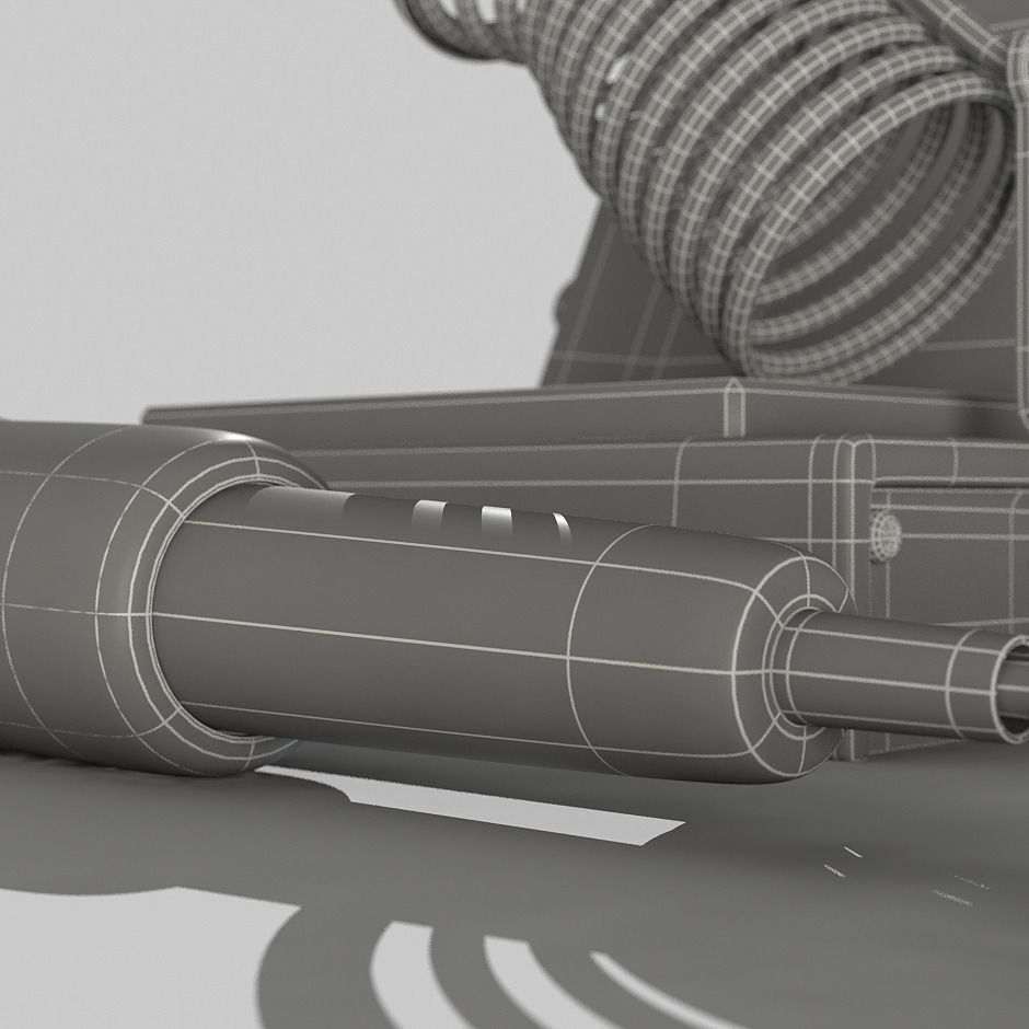 Soldering iron station 3D model_9