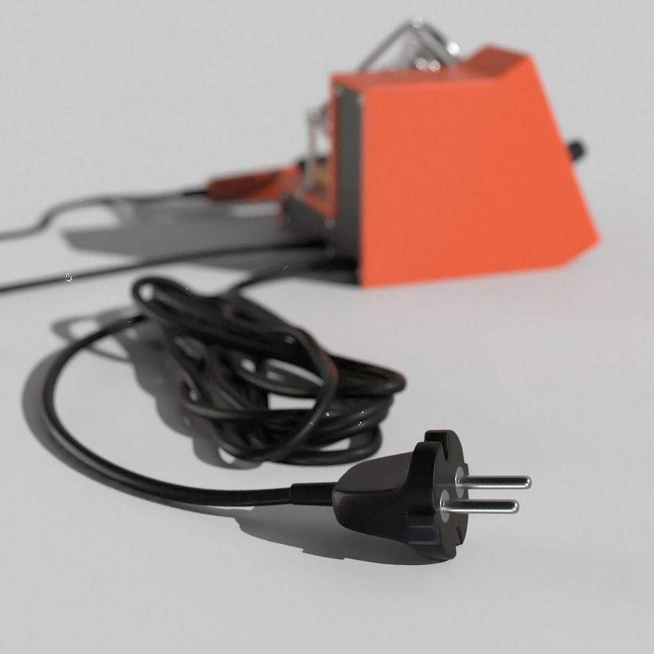 Soldering iron station 3D model_6