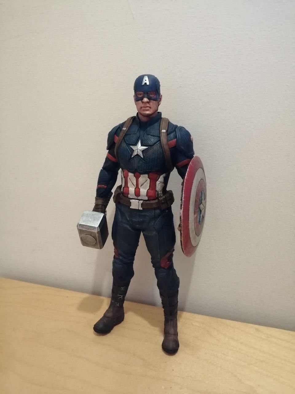 Captain America Statue 3D Print Ready 3D print model_5