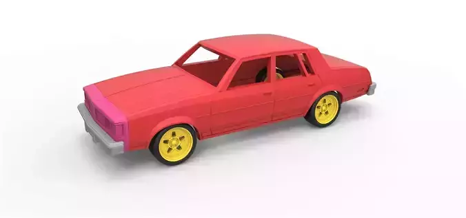 Shell and wheels Oldsmobile Cutlass Scale 1 to 43