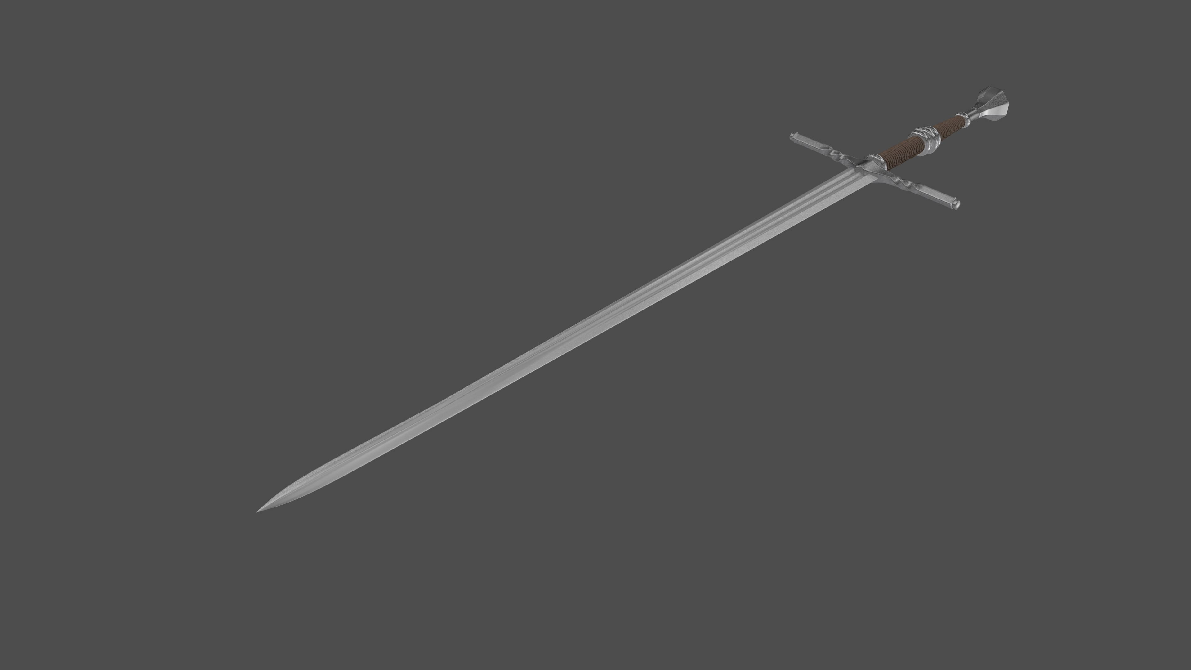 Geralt sword 3D model_3