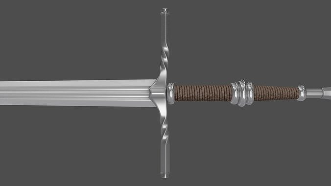 Geralt sword 3D model