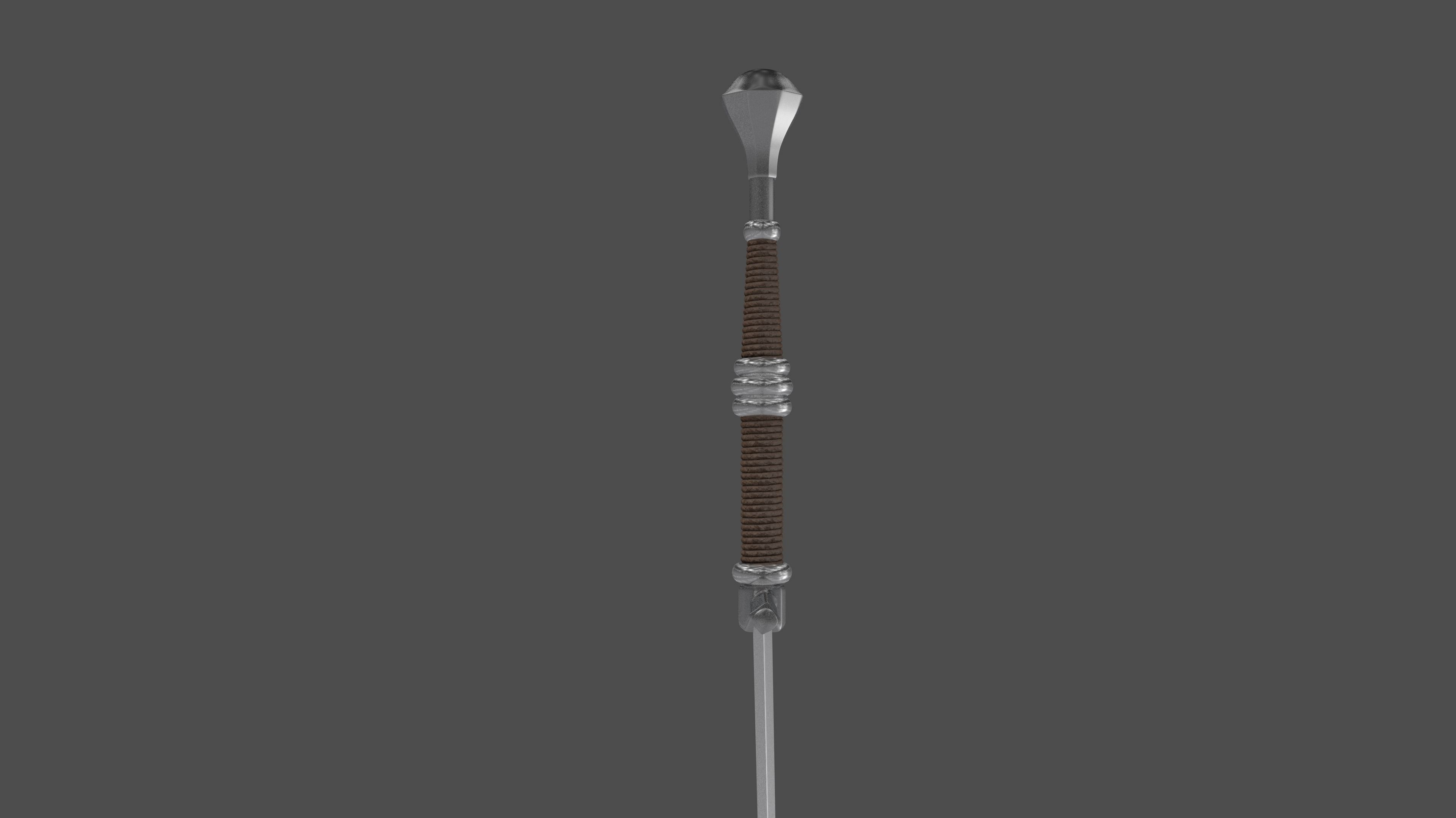 Geralt sword 3D model_8