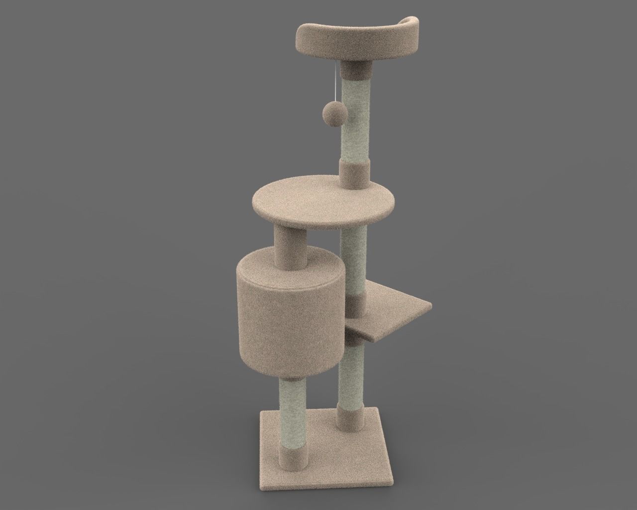Purrshire Cat Tree 3D model_2