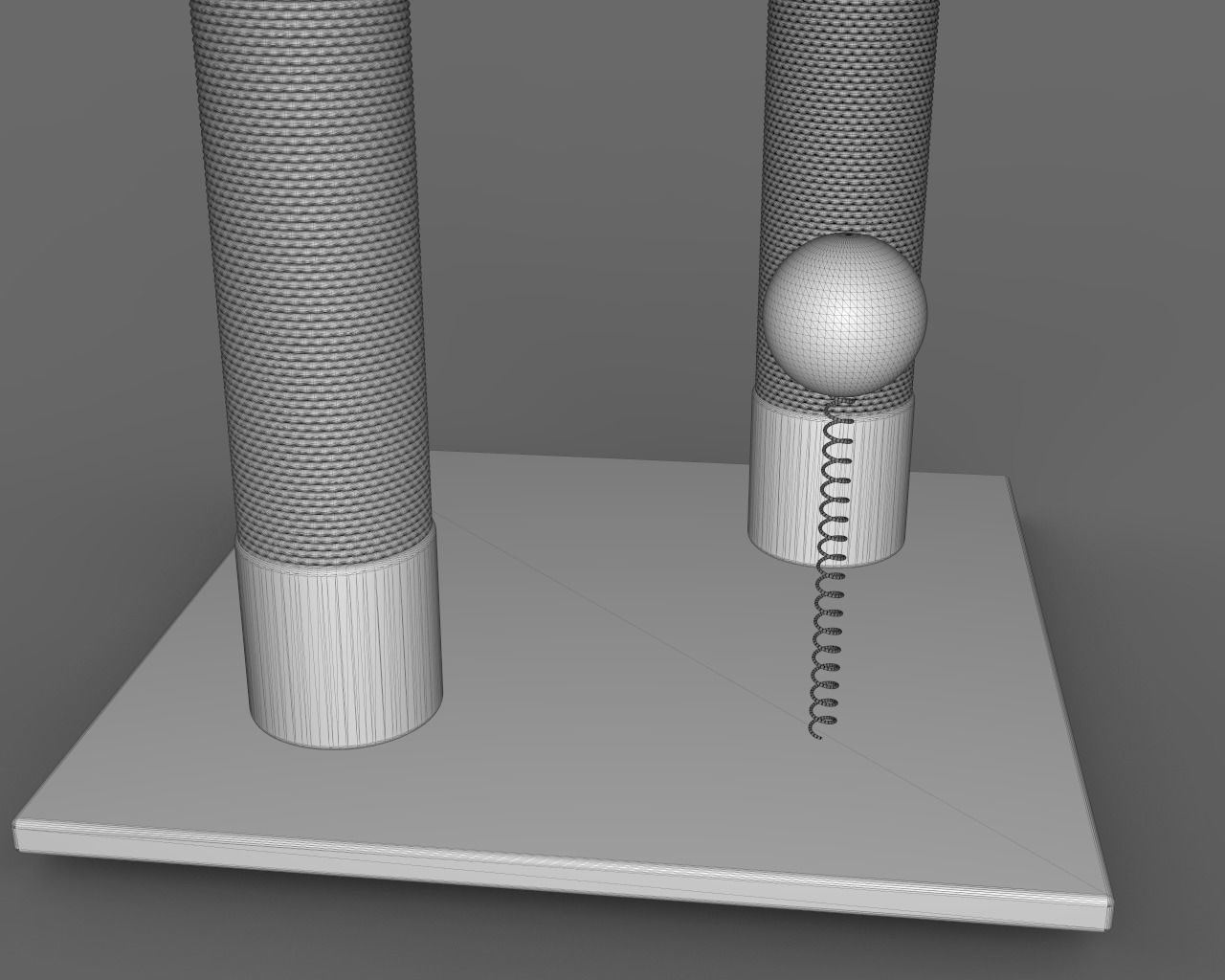 Purrshire Cat Tree 3D model_6