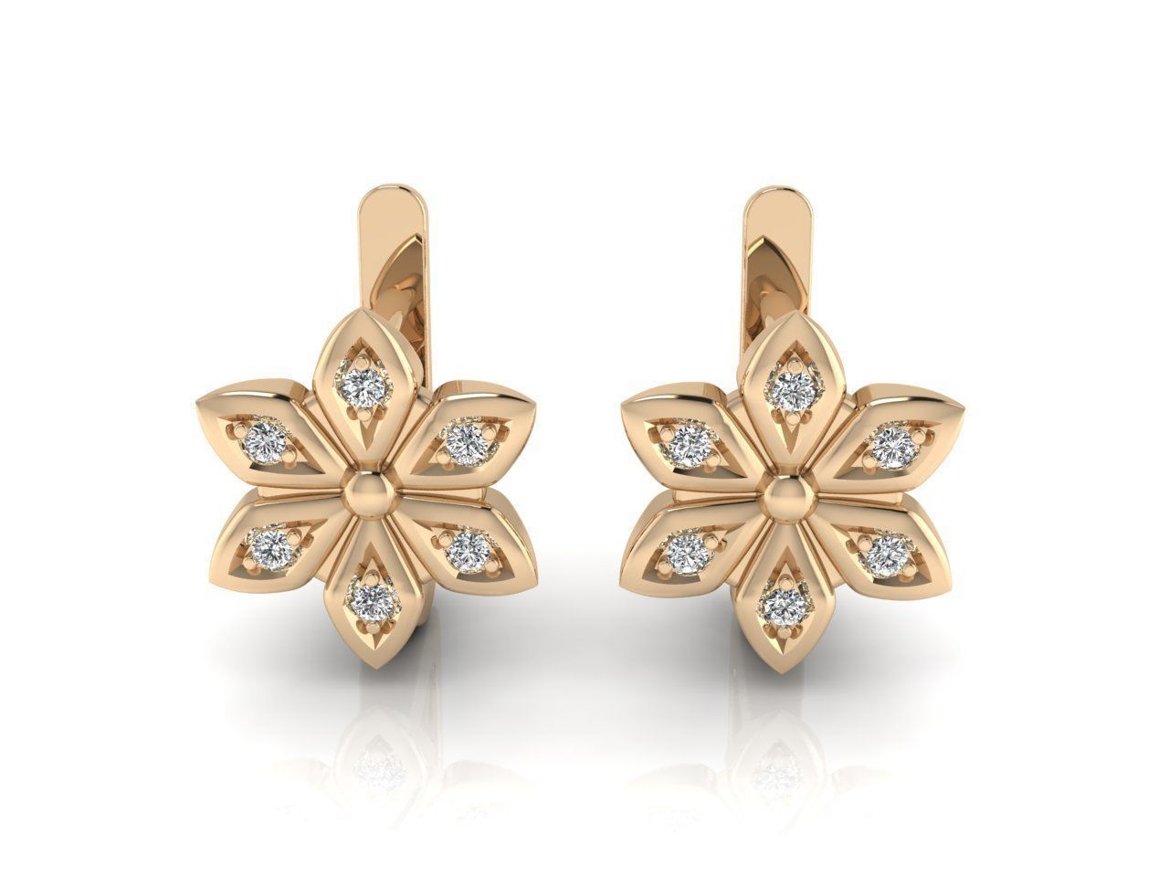 Earrings 13 3D print model_3