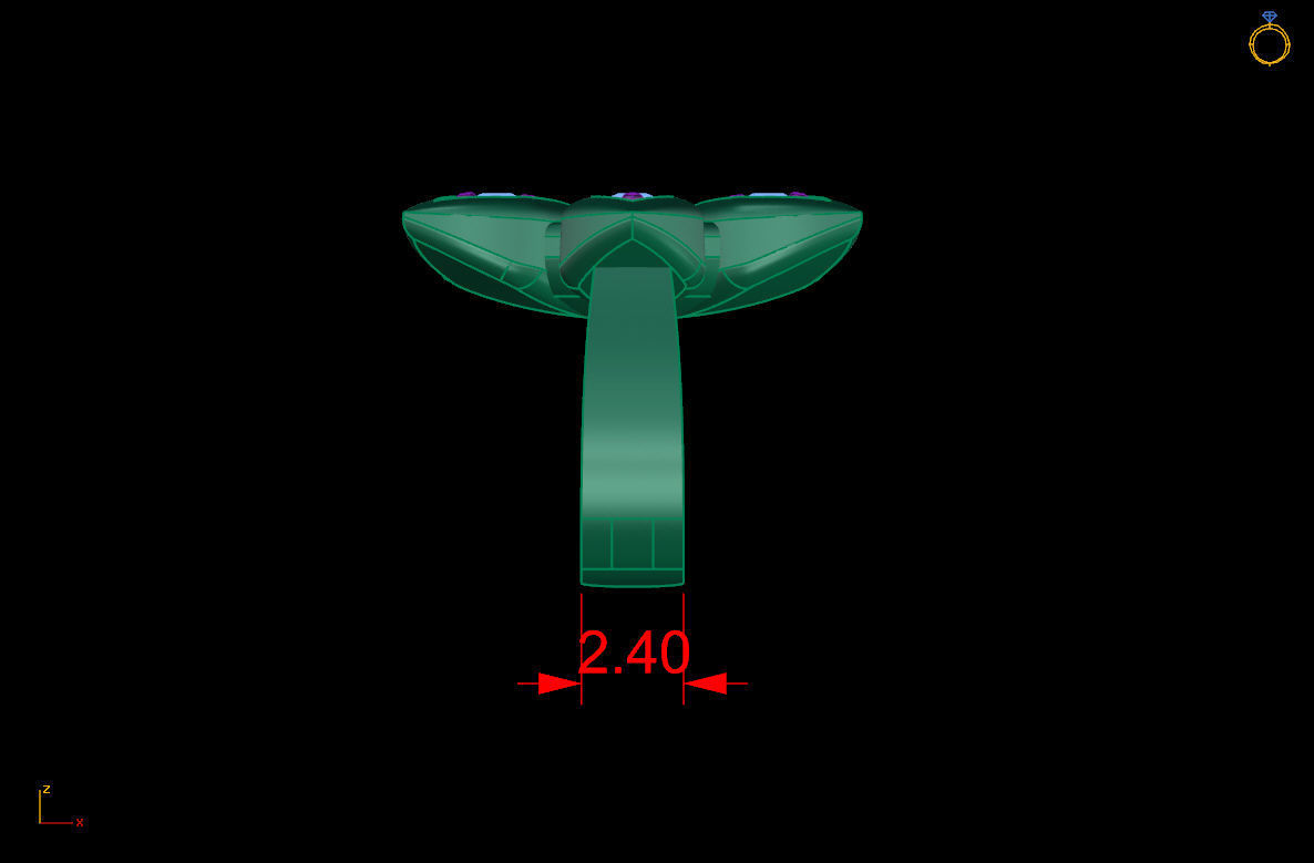 Earrings 13 3D print model_10