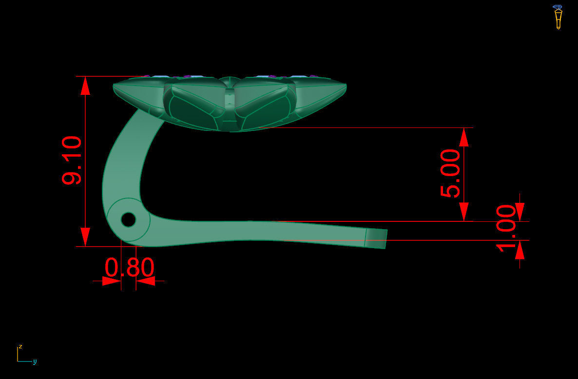 Earrings 13 3D print model_11