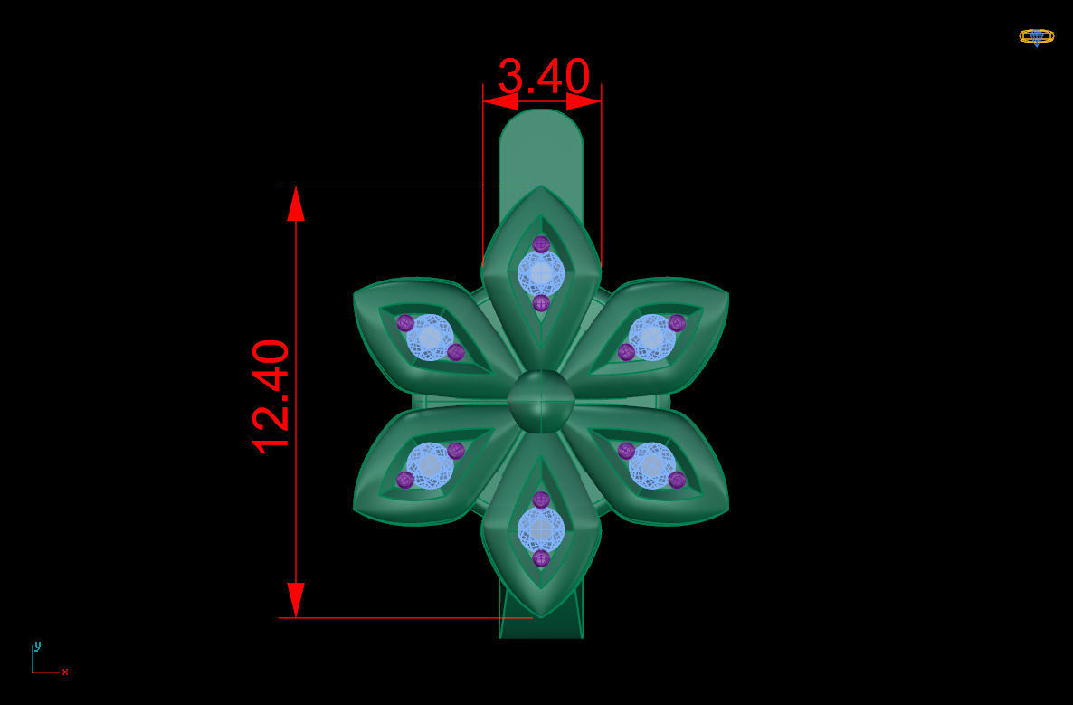 Earrings 13 3D print model_9