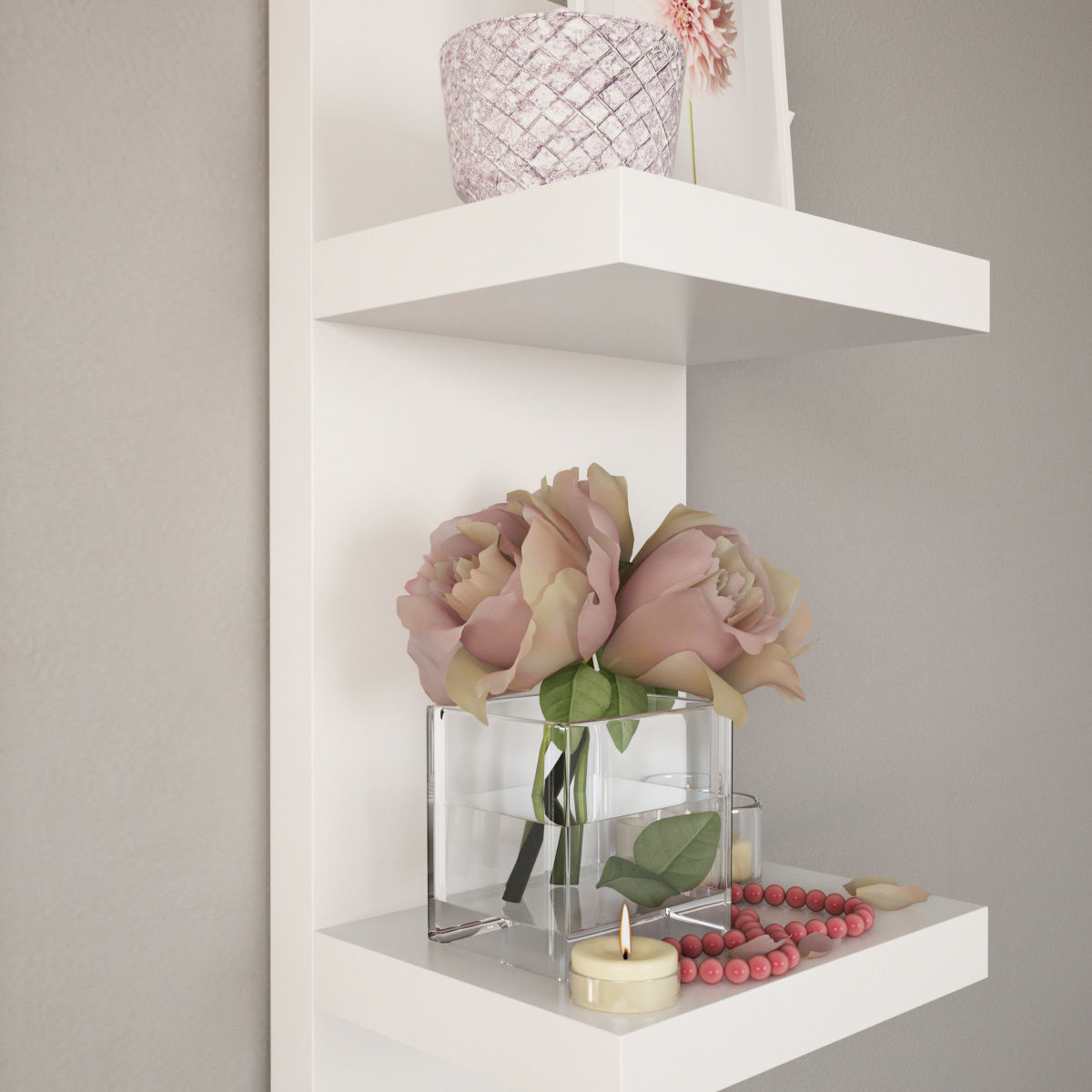 Workplace I Dressing table I Pottery Barn 3D model_4