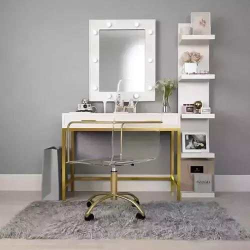 Workplace I Dressing table I Pottery Barn 3D model