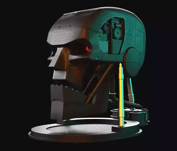 Robot ABC Warriors Head 3D model