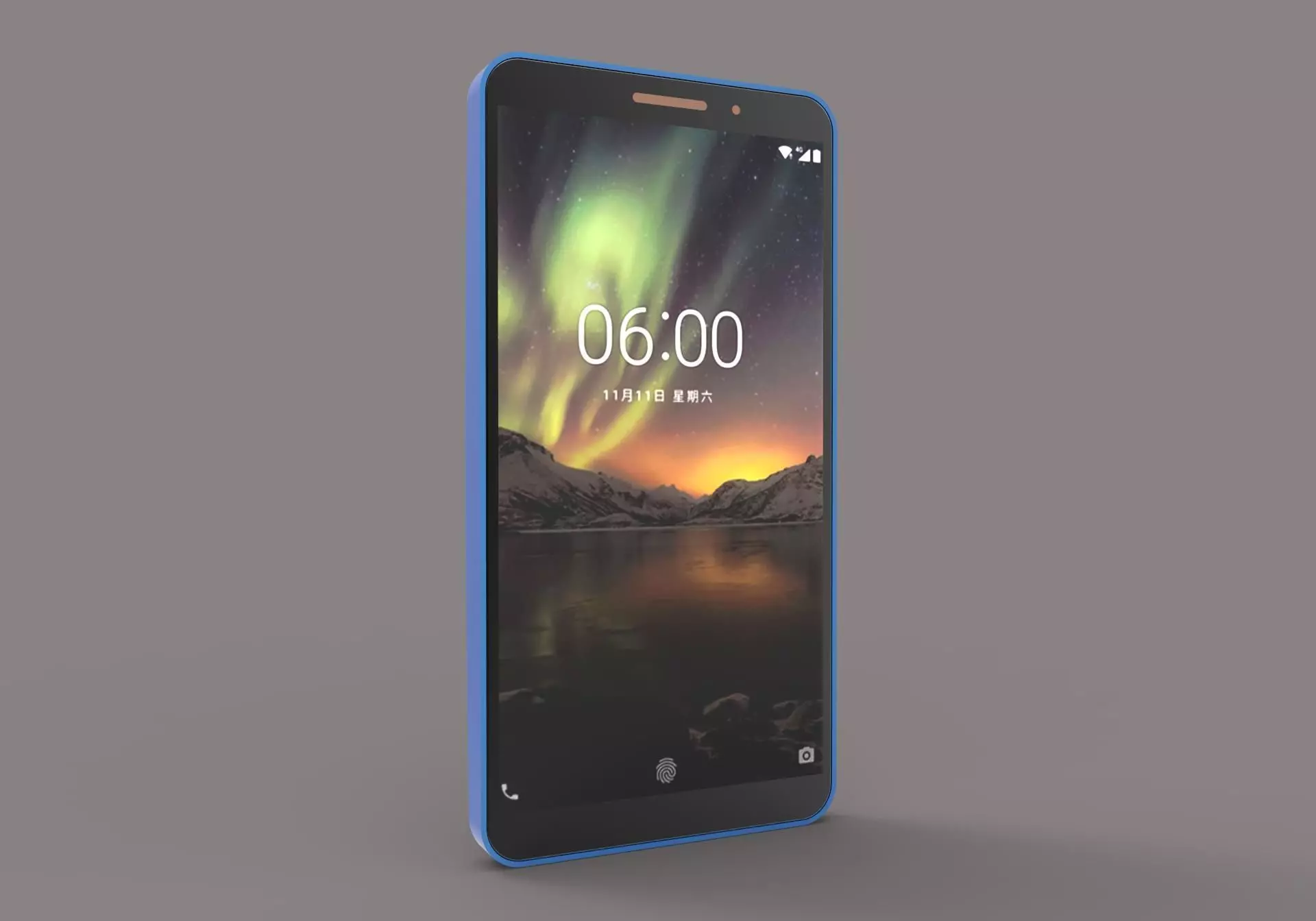 Nokia 6 1 copper and blue 3D print model