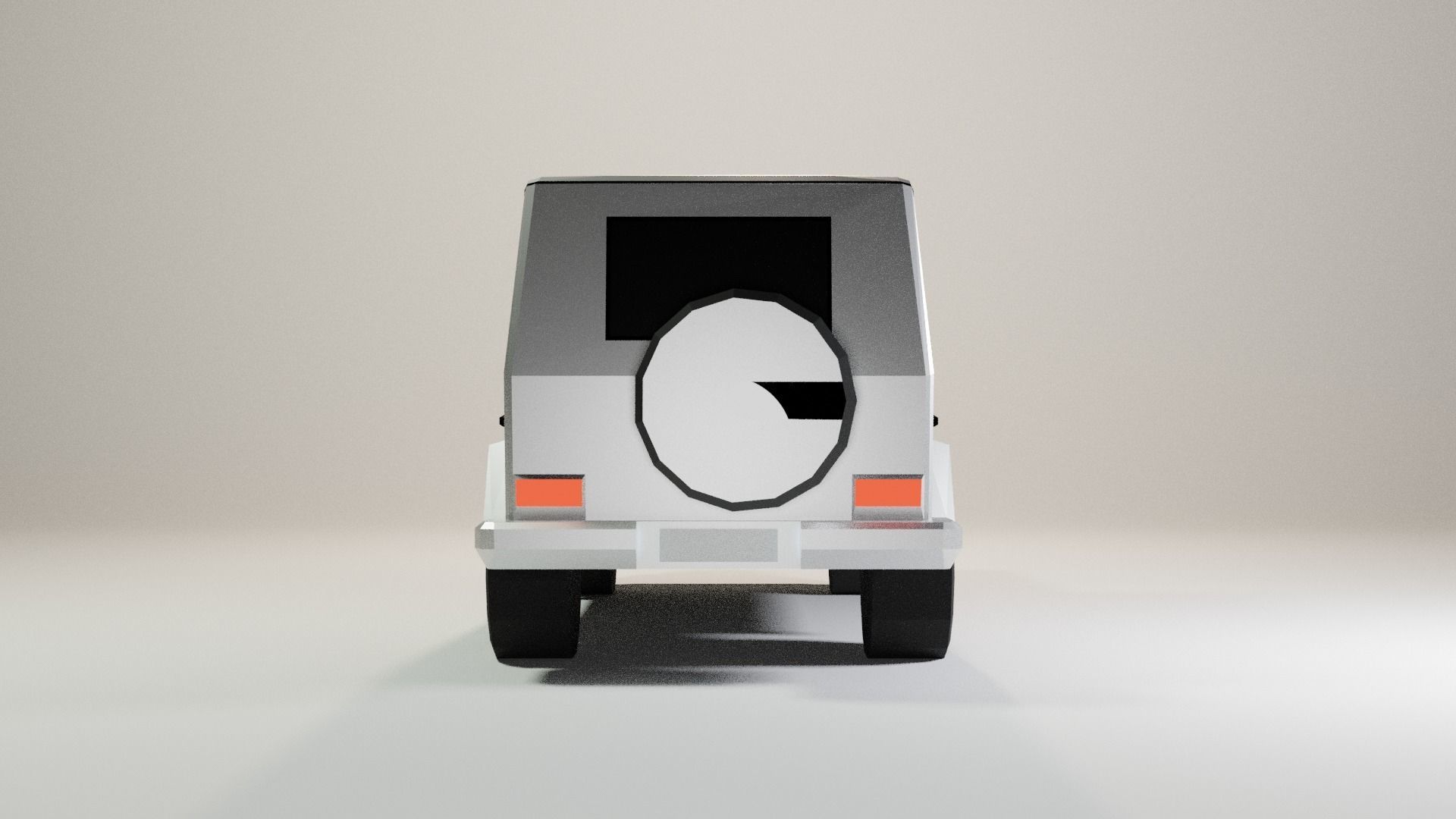 Low Poly Mercedes-Benz G Class Low-poly 3D model_8