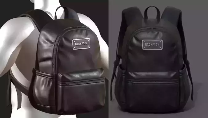 Backpack Black Generic bag baggage 