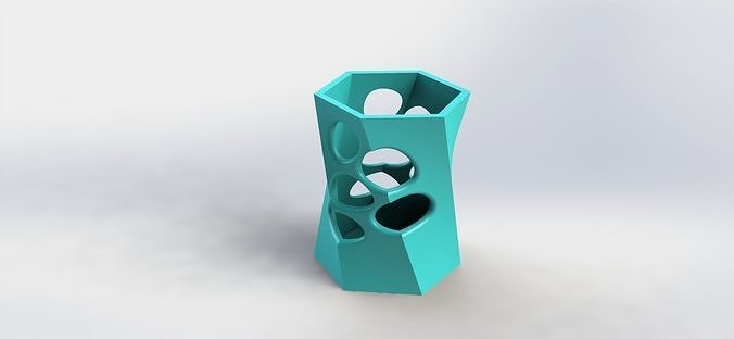 DEcorative Flower Pot 29 3D print model