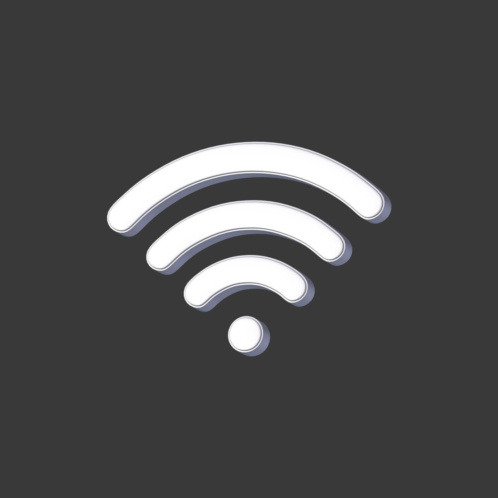 Network Signs Mega Collection Low-poly 3D model_31