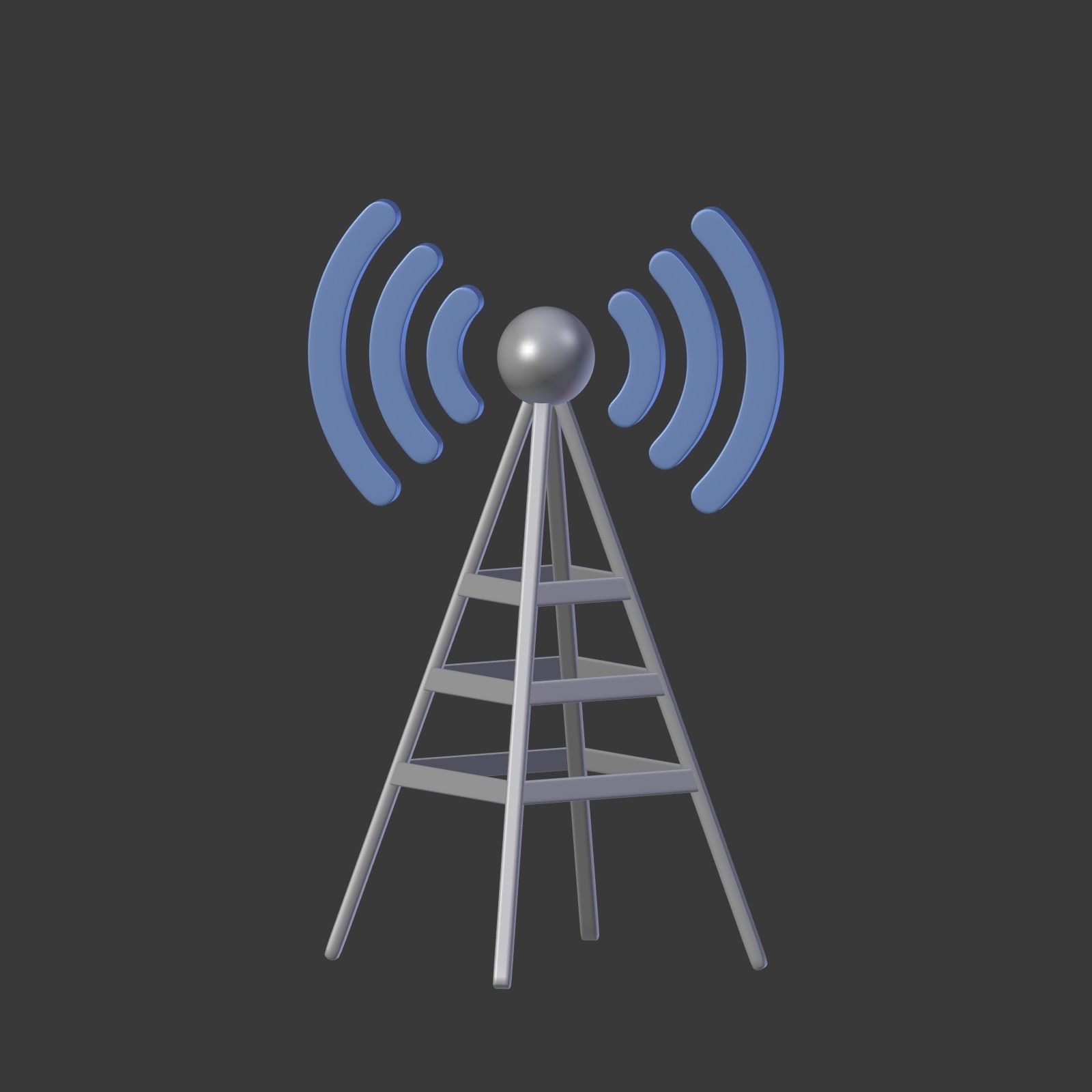 Network Signs Mega Collection Low-poly 3D model_22