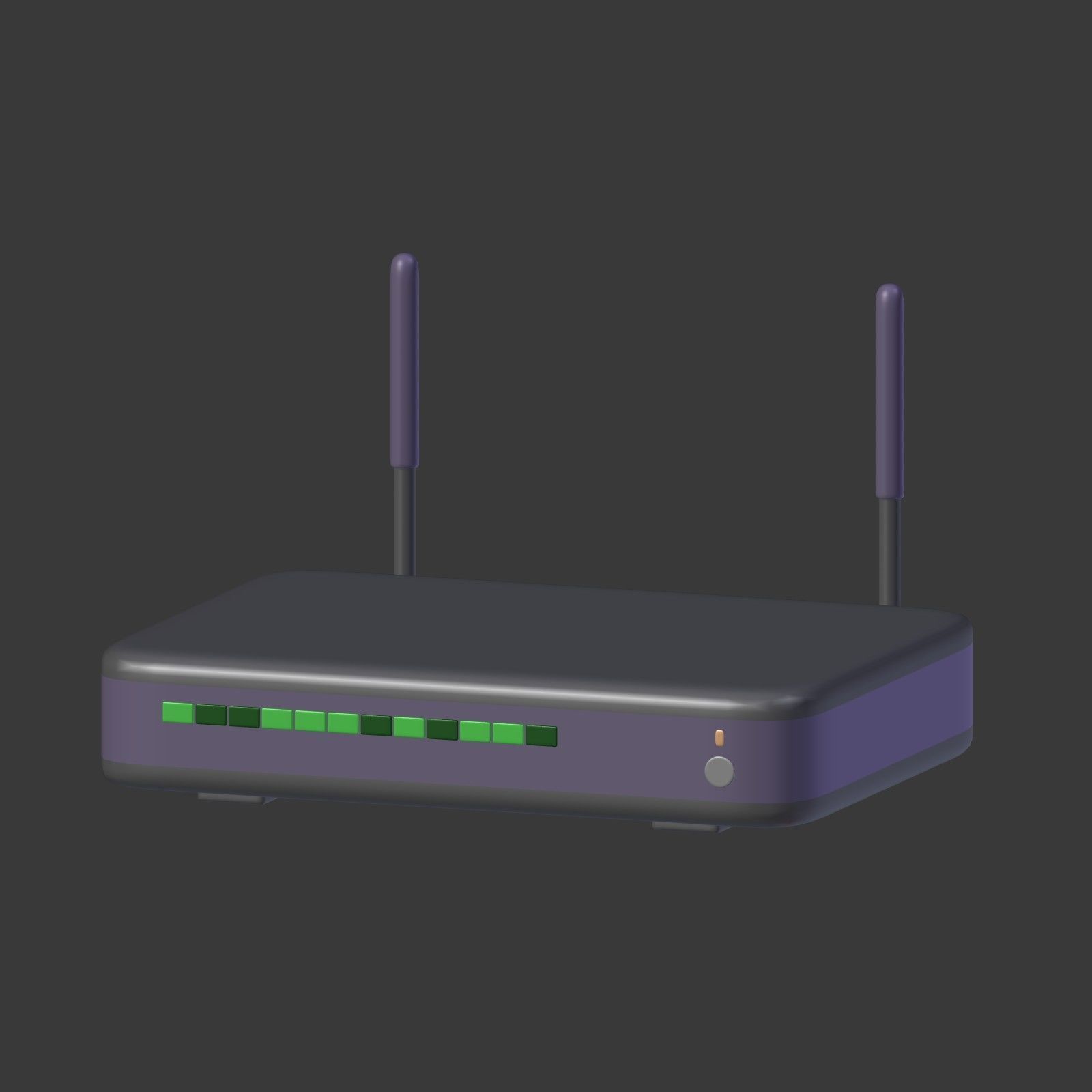 Network Signs Mega Collection Low-poly 3D model_39