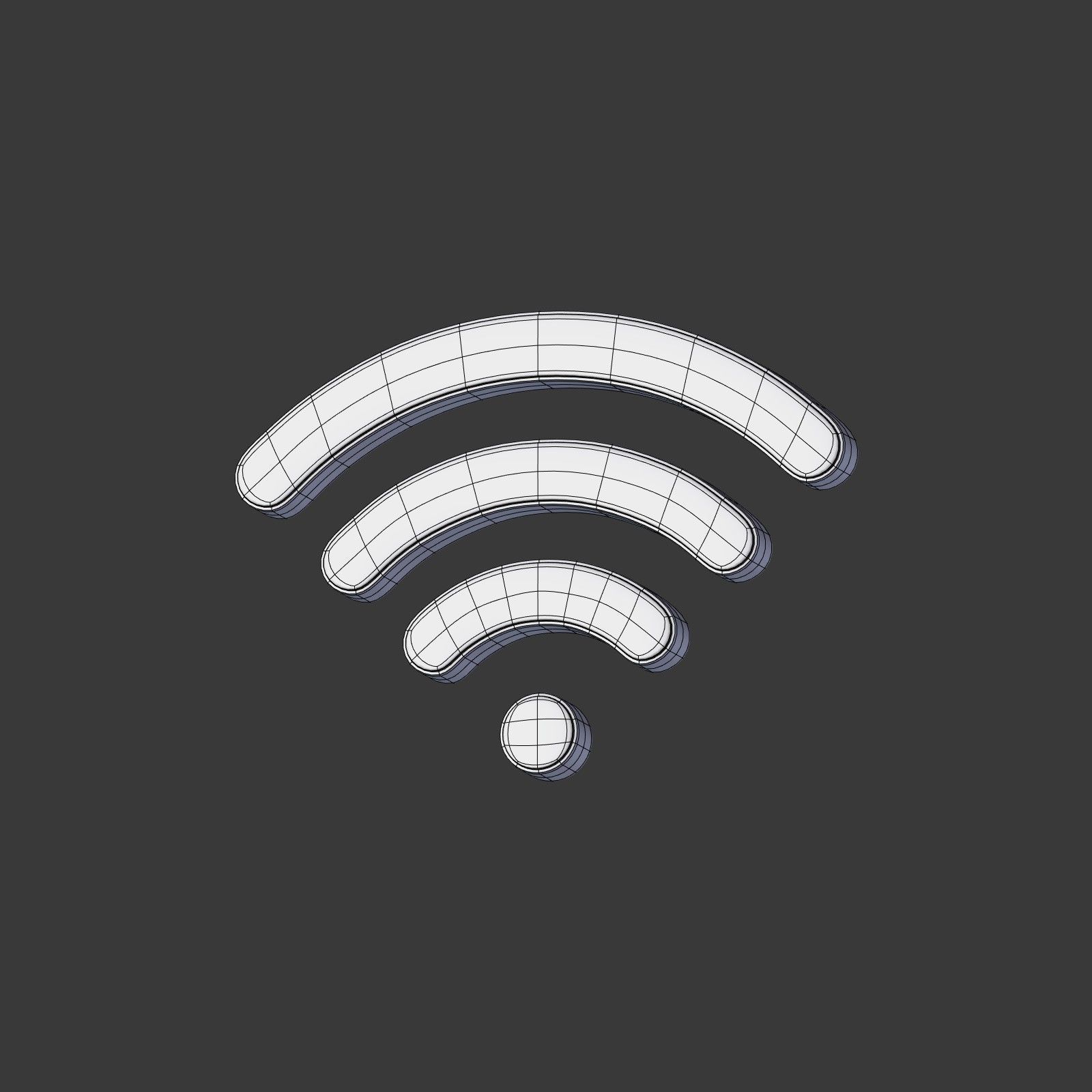 Network Signs Mega Collection Low-poly 3D model_23