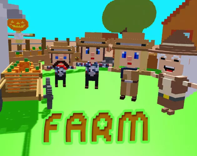 Basic Farm Voxel Free 3D model